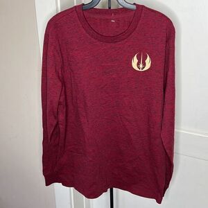 Hot Topic Star Wars Long Sleeve Tshirt Red Unisex Size Medium